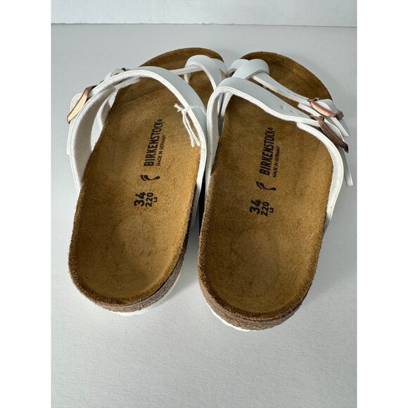 NEW Birkenstock Kids White Mayari Sandal Girls EU 34 US 3 Narrow - Picture 5 of 7